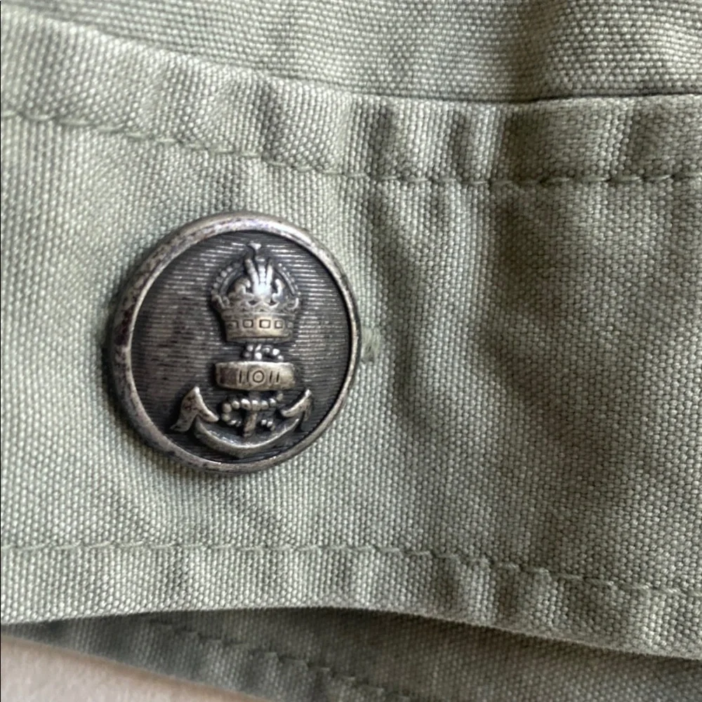 Olive Green Button-Up Jacket - Picture 8 of 10